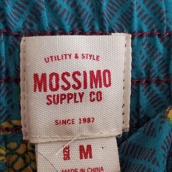 Mossimo Pine Green with yellow floral pattern spaghetti strap Dress, Medium - Picture 8 of 8